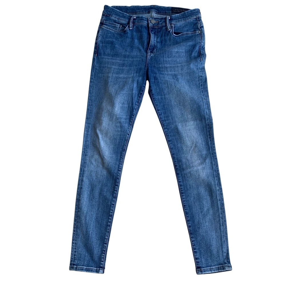 ALLSAINTS Skinny Jeans with‎ Faded Detailing
